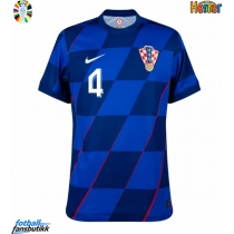 Kroatia Josko Gvardiol #4 Bortedrakt EM 2024 Kortermet